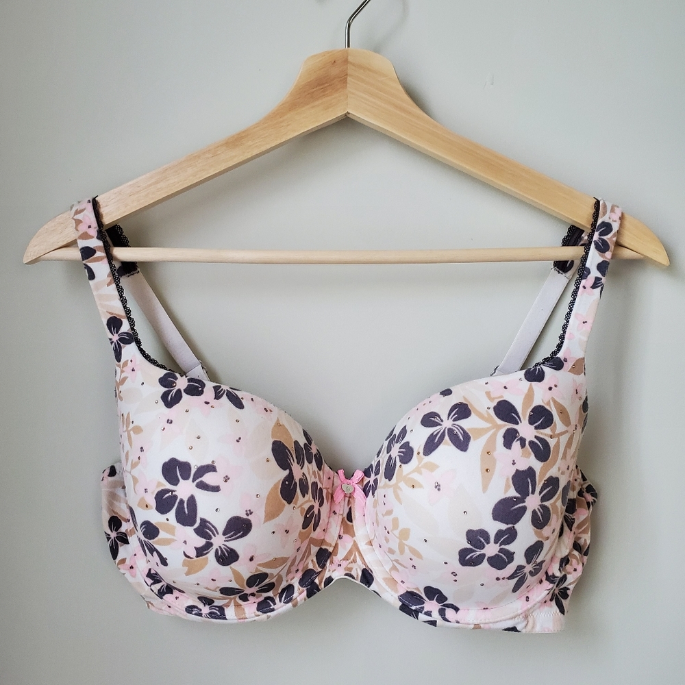 Victoria's Secret Lined Demi Floral
